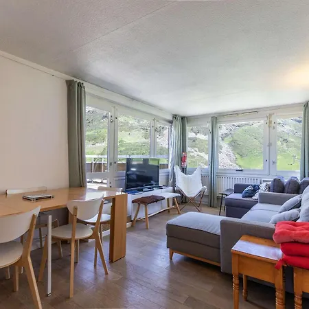 3 Pieces 6 Pers, Terrasse 40m², Parking Couvert - Fr-1-404-353 La Mongie